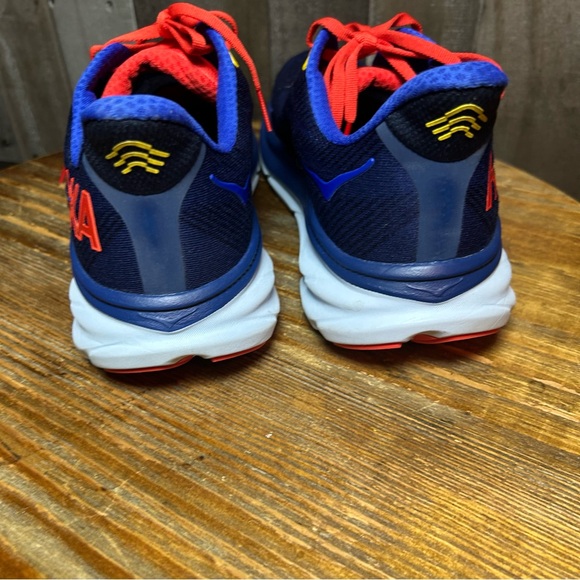 Blue and Red Athletic Sneakers - Picture 6 of 10